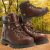 Bota Couro Coturno Cano Curto West Coast Worker Masculina