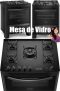 Fogão 5 Bocas Mesa de Vidro Continental Preto – Acendimento Automático FC5VP