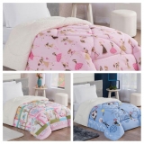 Coberdrom Solteiro Winter 100% Algodão / Sherpa 01 Peça – Dorothy