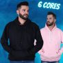 Moletom Canguru Com Capuz Liso Arietto