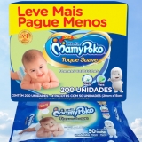 Lenço Umedecido MamyPoko Toque Suave – 200 Unidades