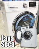 Lava e Seca Midea Storm Wash Inverter 10,2 Kg Branca Tambor 4D 127 Volts