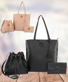 Kit Bolsa Saco mais Bolsa Sacola com Carteira Victor Valencia