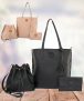Kit Bolsa Saco mais Bolsa Sacola com Carteira Victor Valencia
