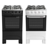 Fogão 4 Bocas Mueller Branco – Acendimento Automático Easy Clean Fratello