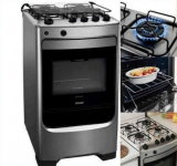 Fogão de Piso 4 Bocas Inox Consul CFO4NAR – Bivolt