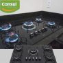 Cooktop 5 Bocas Consul Preto a Gás GLP – Facilite CD075 AE