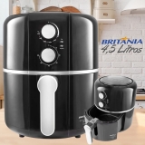 Fritadeira Air Fry Britânia Black Plus BFR13P 1500W 4,5 Litros