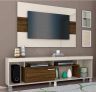 Rack para TV até 65” com Painel até 50” – 1 Porta de Correr Madetec Tomaz