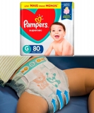 Fraldas Pampers Supersec