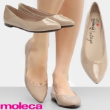 Sapatilha Moleca Bico Fino Verniz Feminina