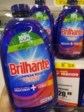 Sabão Líquido Brilhante Limpeza Total 3L