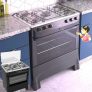 Fogão 5 Bocas Mueller Preto Acendimento Automático – Easy Clean Fratello
