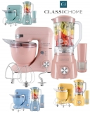 Kit 2 em 1 Liquidificador 900W + Batedeira 4L Planetária Retrô – Classic Home