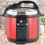Panela de Pressão Elétrica Multifuncional 5L – Vermelha – Fun Kitchen