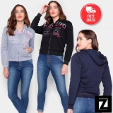 aqueta Moletom Sea Surf Englade Sport com Capuz Feminina