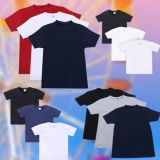 Kit Camiseta Bebê All Free Básica Manga Curta Masculina 3 Peças