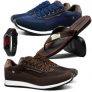 Kit 2 Pares de Tênis Masculino Sapatênis com Chinelo e Relógio – Ferraretto