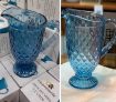 Jarra de Vidro Azul 1,2L Casambiente – Abacaxi