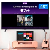 Smart TV Full HD LED 43” AOC 43S5195/78G – Wi-Fi 3 HDMI 1 USB