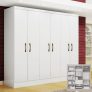 Guarda Roupa Casal 6 Portas 2 Gavetas Paris