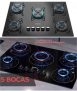 Cooktop a Gás Mondial, 5 Bocas, Bivolt, Preto/Inox