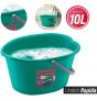 Balde Sekito com Régua de Litragem, 10 L, Verde, Noviça