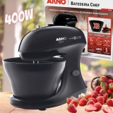 Batedeira Arno Chef SM01 com 5 Velocidades – Preta
