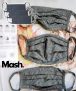 Kit 3 Máscaras De Proteção Em Algodão, Mash, Unissex