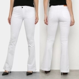 Calça Flare Ecxo Sarja Feminina