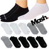Kit 10 Pares de Meia Invisível, Mash, Masculino