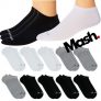 Kit 10 Pares de Meia Invisível, Mash, Masculino
