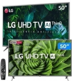 Smart TV UHD 4K LED 50” LG 50UN8000PSD Wi-Fi – Bluetooth HDR Inteligência Artificial 4 HDMI 2 USB