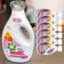 Sabão Líquido Concentrado Ariel com Toque de Downy 1,2L – 6 Unidades