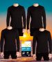 Kit com 04 Camisetas Proteção UV Masculina UV50+ Secagem Rápida