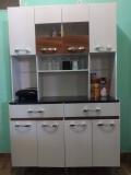 Armário De Cozinha 8 Portas 2 Gavetas Ônix