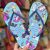 Chinelo Slim Pets, Havaianas, Feminino