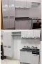 Cozinha Compacta Itatiaia Rose 7 Portas Aço e – Balcão com Tampo 3 Portas 1 Gaveta