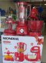 Conjunto Especial Mondial KT-105-R (Espremedor Premium + Batedeira Prática + Liquidificador Turbo Power) – Vermelho