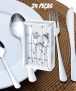 Faqueiro aço inox Charlotte 24 peças – Basic+