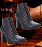 Bota Biker Beira Rio Matelassê Feminina