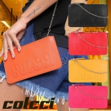 Bolsa Colcci Mini Bag Logo Alça Corrente Feminina