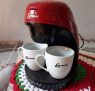 Cafeteira Elétrica Lenoxx PCA 031 Preta e Vermelha – 2 Xícaras