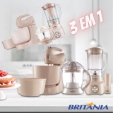 Kit Cozinha Britânia 3 em 1 BKT42 Nude