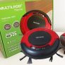 Multilaser HO041 – Aspirador de Pó Robô Varre + Aspira + Passa Pano Bivolt com 30W e Bateria Recarregável, Vermelho/Preto