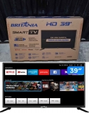 Smart TV HD D-LED 39” Britânia BTV39G60N5CH – Wi-Fi 2 HDMI USB