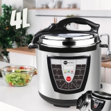 Panela de pressão elétrica 4L Inox – Fun Kitchen