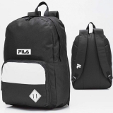 Mochila, Duo Italy, Fila, Unissex, Preto/Branco