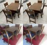 Mesa de Cozinha 4 Cadeiras Retangular Milano – J57080 Poliman Móveis