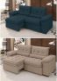Sofá Retrátil Reclinável 3 Lugares Suede Veludo – Arezzo BestHouse
